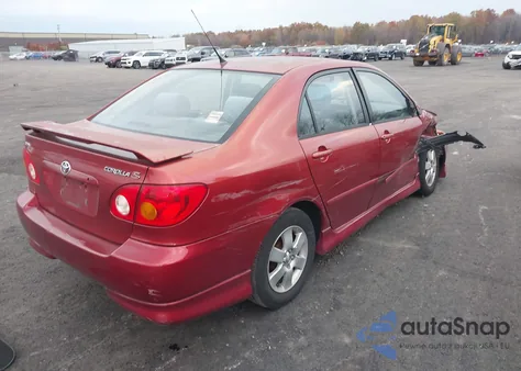 2004 Toyota Corolla S from USA, damaged, VIN 2T1BR32E44C287511